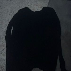 black long sleeve soft material